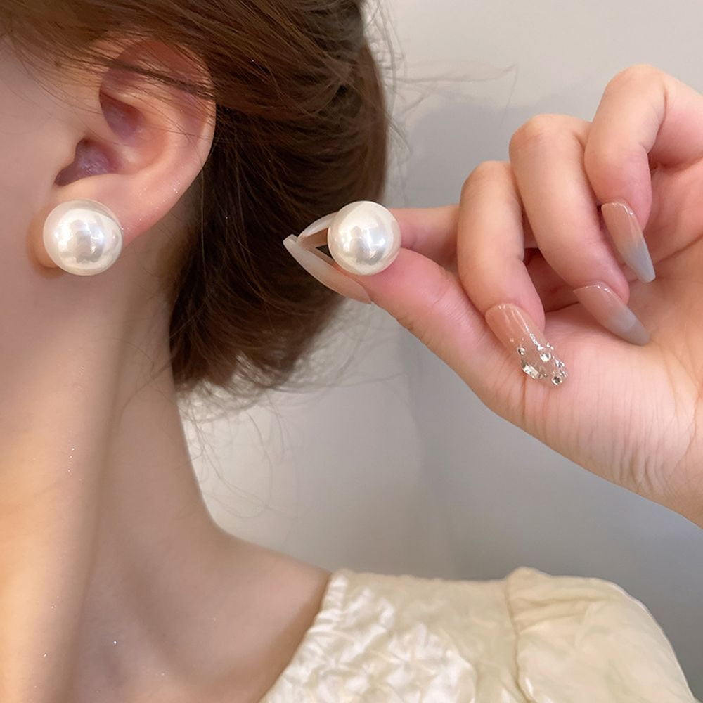 Buy Mints925 Sterling Silver Freshwater Cultured Pearl Dangle Drop Earrings  for Women AAA+ Quality 8mm White Pearl Earrings Jewelry for Women Girls  Online at desertcartINDIA